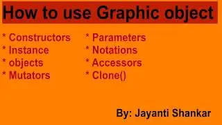 26.How to use Graphic object in python