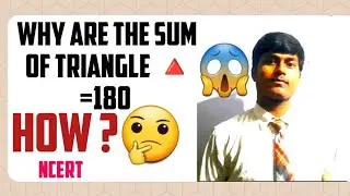 Why do the angles of a triangle always add up to 180 degrees?