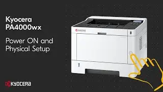 Kyocera PA4000WX Power On Wired Network Install