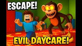 Escape Chimpanzini BANANINI'S EVIL DAYCARE (Obby) Roblox