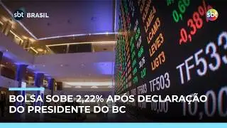 Ibovespa bate recorde e fecha acima de 190 mil pontos ap&oacute;s fala de presidente do BC | #SBTBrasil