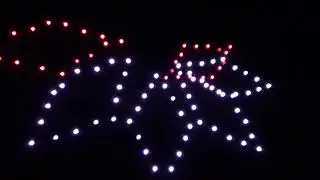 Frankfurt Drone-Show (110 Drones)