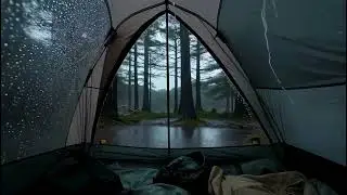 Heavy Rain in a Tropical Village 🌧️ | Relaxing Rain Sounds for Sleep, Study & Stress Relief | no ads