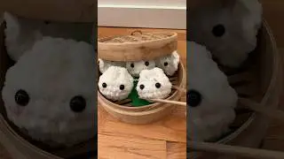 Crochet dumplings! #cute #crochet #dumplings #art