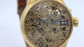 1917 IWC International Watch Co Schaffhausen  watch 15 j movement Cal65 Skeleton