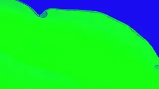 Green ink on Blue background, Free ink splash effect Stock Video 45