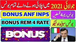 Italy Family Bonus | Bonus REM | Bonus ANF | Italian News in Urdu with DJ Pardesi Info