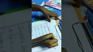 Summer vacation homework/ Subject- English /class-3/ Calligraphy Challenge -2