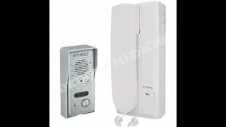 KIT PORTERO ELECTRICO COMPLETO ETHEOS TIMBRE ALUMINIO PREMIUM PRELT100