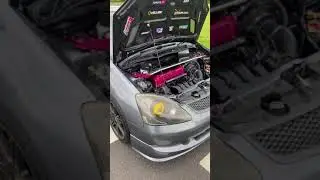 Modified Honda Civic Type R in Cosmic Grey Facelift