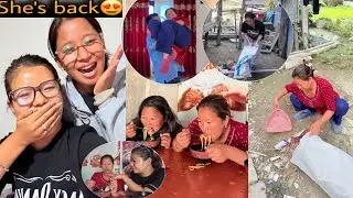 MOMMY RA MAILI VAUJU LE JABARJASTI MALAI🤣MAILA PANI AAYO GHAR WOHOO😍
