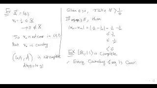Lec2A Functional Analysis: Complete Metric and Normed Spaces