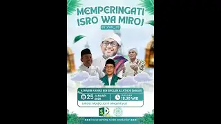 🔴 LIVE PERINGATAN ISRA MI'RAJ NABI MUHAMMAD SAW 1447 H / 2026 M  DI  MASJID JAMI AL WASTHIYAH