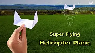 helicopter flying toy, how to make new flying helicopter, super paper toy, flying new ideas