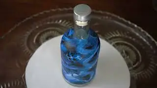 Hydrodipped Liquor Bottle