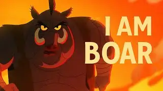 Kung Fu Panda: Secrets of the Scroll (2016) | &ldquo;I Am Boar&rdquo; Iconic Scene [Short Clip]
