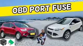 Расположение предохранителей в разъеме OBD Ford Escape 2013 2014 2015 2016 2017 2018 2019