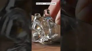 cutting glass garlic🧄most satisfying ASMR#satisfying #ai #vegitables #aiasmr #asmr #shorts #relaxing