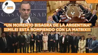 ADORNI TIR&Oacute; UN ANUNCIO HIST&Oacute;RICO POR LA REUNI&Oacute;N DE MILEI Y GOBERNADORES QUE ROMPE LA MATRIX