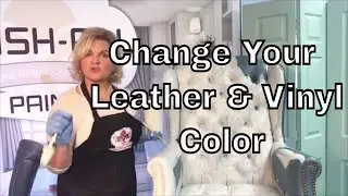 Painting your Leather Chair, Change the color of Leather & Vinyls using ALL-IN-ONE Paint!