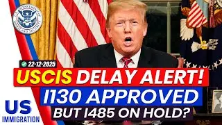 Внимание, иммиграционная служба США! Форма I130 одобрена, но рассмотрение формы I485 приостановле...