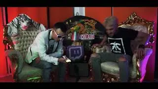 Canesecco fa freestyle durante il talk show di pow3r