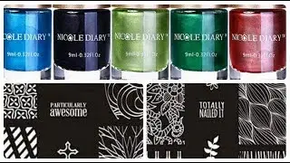 UR beautiful plates buy OPEN now! Nicole Diary will it stamp..NOPE