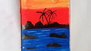 শেষ বিকেলের চমৎকার একটি পেইন্টিং। New painting video. 