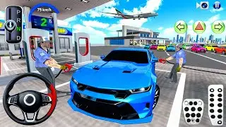 New Chevrolet Camaro Car in Gas Station for Refueling - 3D Driving Class 2026 - Android ios Gameplay