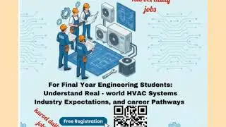  Free technical webinar for final-year engineering students on the topic HVAC#HVAC#mechanical#erode 