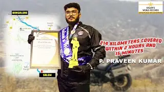 Non-stop Bike Ride From Bangalore To Salem In Least Hours