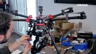 D&eacute;ballage et assemblage du DJI S900 + Z15 GH4 + A2 Controller