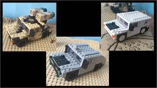 Lego Hummer and Humvees MOC
