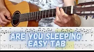 Are you sleeping (Brother John) | Easy TAB