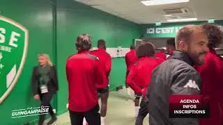 👀 Comme si y vous y étiez : dans les COULISSES de la victoire de Guingamp à Saint-Étienne. #ASSEEAG