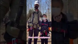 Adventure park at long island，Zipline ！A good place for spring break/春假好去处，Ella的冒险公园体验