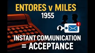 Entores Ltd v Miles Far East Corporation 1955 | Instantaneous Communication and Acceptance Explained