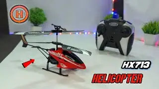 Unboxing And Testing Of🔥Rc HX 713 Helicopter💥| Flying Helicopter🤑| @chatpattoytv