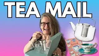 tea mail unboxing 🫖 VIVA TEAPOT ☕️ ANTIQUE TEACUP 💌 TEA CARD  #teamail #teaunboxing  #tea
