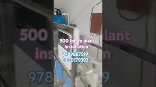 Commercial ro plant installation video #bangalore #sandfilter