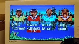 Top Player's Golf Neo Geo MVS full working
