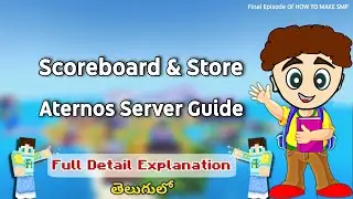 Scoreboard & Aternos Guide | How To Make SMP In Telugu | Basheer MC
