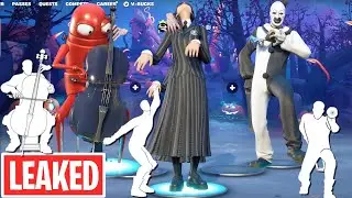 Fortnite Just LEAKED: Wednesday Emotes, Art the Clown & R.E.P.O. &mdash; NEW Fortnitemares 2025 Cosmetics