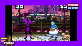 RAIN VS BULLETA,CHRIS WAYNE STREET FIGHTER ALPHA3 MUGEN 2025