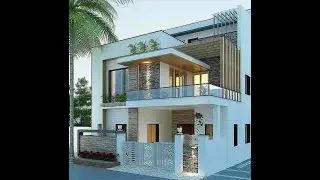 Top 3D home exterior// house elevation design// modern home// house architecture