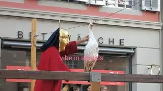 One of the most Swiss bizarre tradition/ Cutting the goose