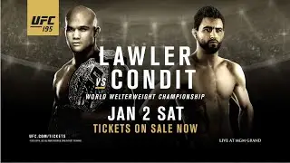 Прогнозы на бой Лоулера и Кондита на UFC 195