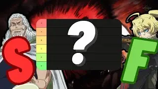 The only CORRECT Anime Tropes Tier List
