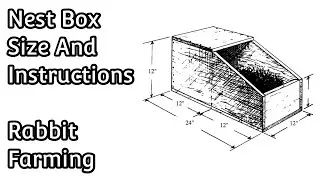 Rabbit Nest box Size and installation instructions | Rabbit Farming | Ourrabbitry App