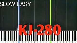Tutorial Piano Aku Percaya (KJ-280) | SLOW EASY Piano